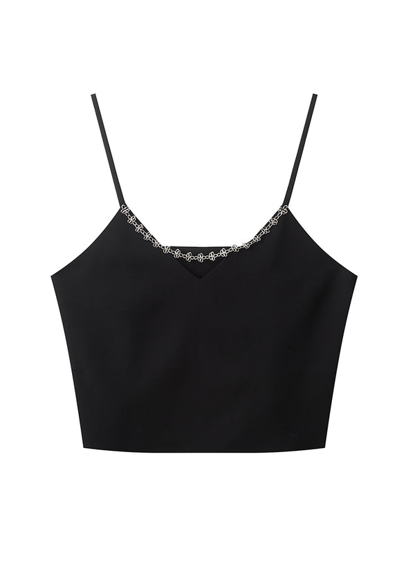 Layering Deep V Neck Top Vest