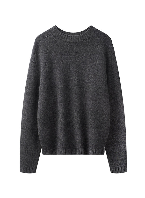 Gray Yak Wool Sweater