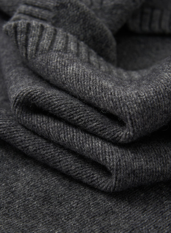 Gray Yak Wool Sweater