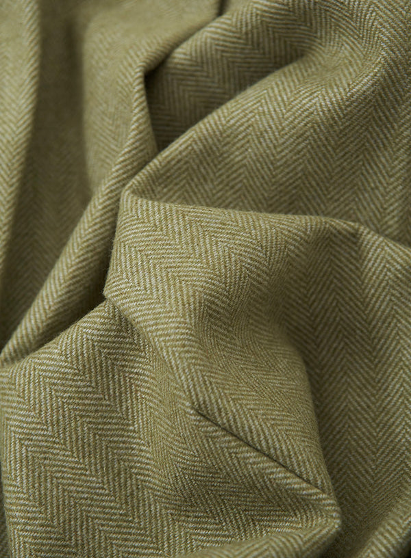 Retro Green Wool Skirt