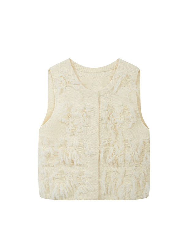 Alpaca Fur Suede Vest