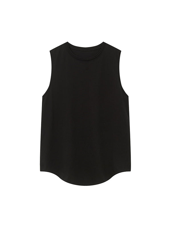 Loose casual sleeveless T-shirt
