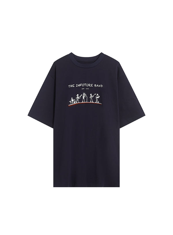 Half-Sleeve T-Shirt - “Art Band Theme”