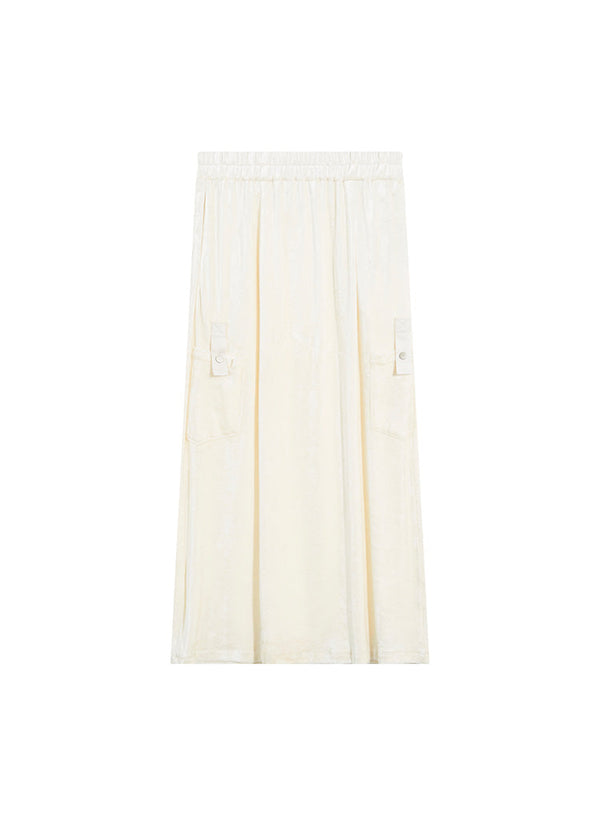 High-Waist Slimming Midi Skirt