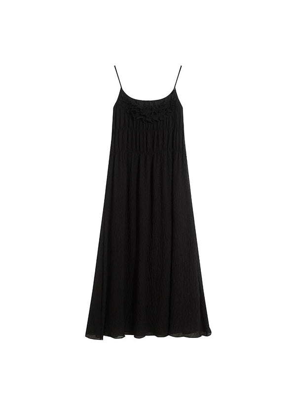 Elegant Pleated Slip Dress