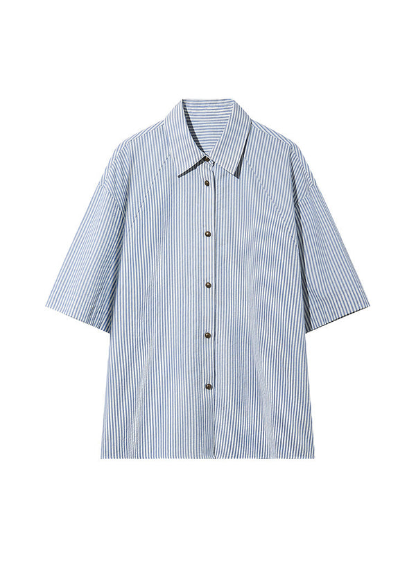 Striped Quarter Sleeved Shirt