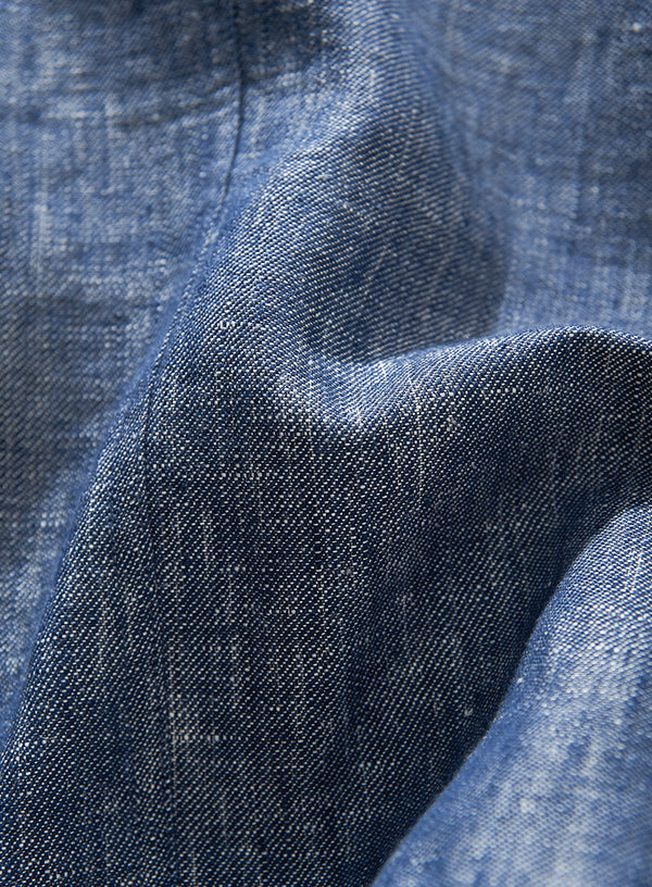 Linen Denim Vest