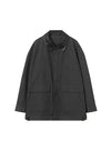 H-shape Silhouette Short Coat