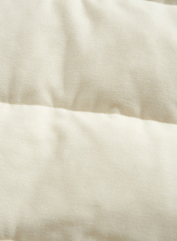 Luxury White Down Vest Coat