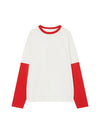 Neutral Style Patchwork T-shirt