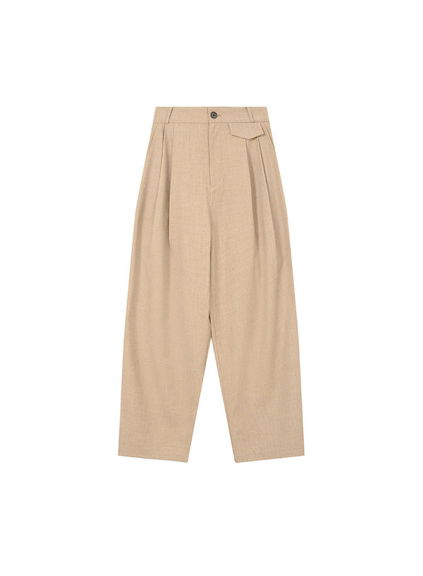 Casual High Waist Wide Leg Pants