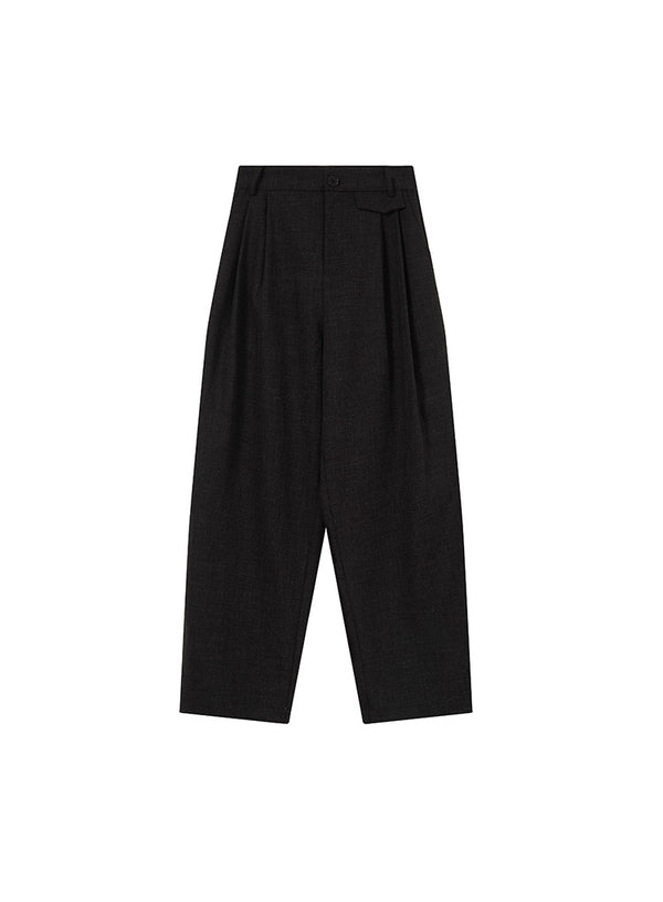 Soft Drape Wide Leg Trousers