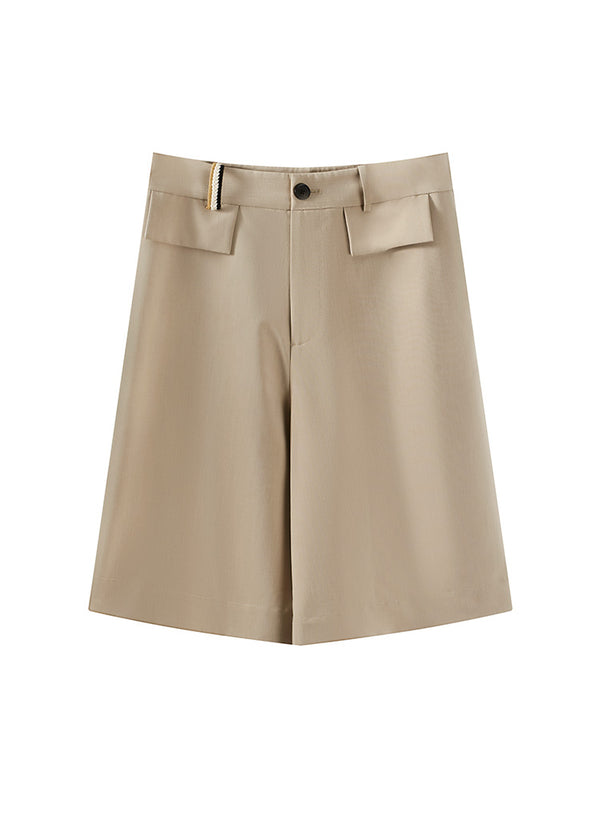 Wrinkle-Resist Casual Shorts