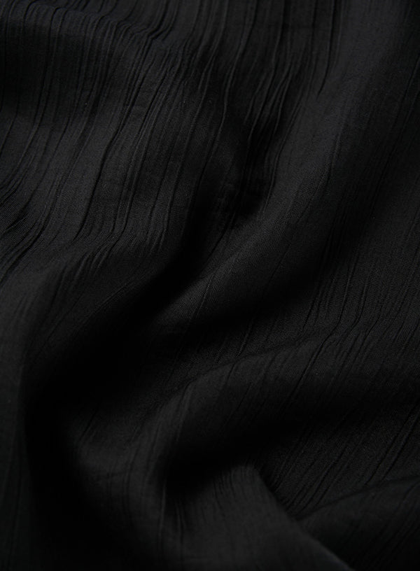 Pleated Short-Sleeved Shirt