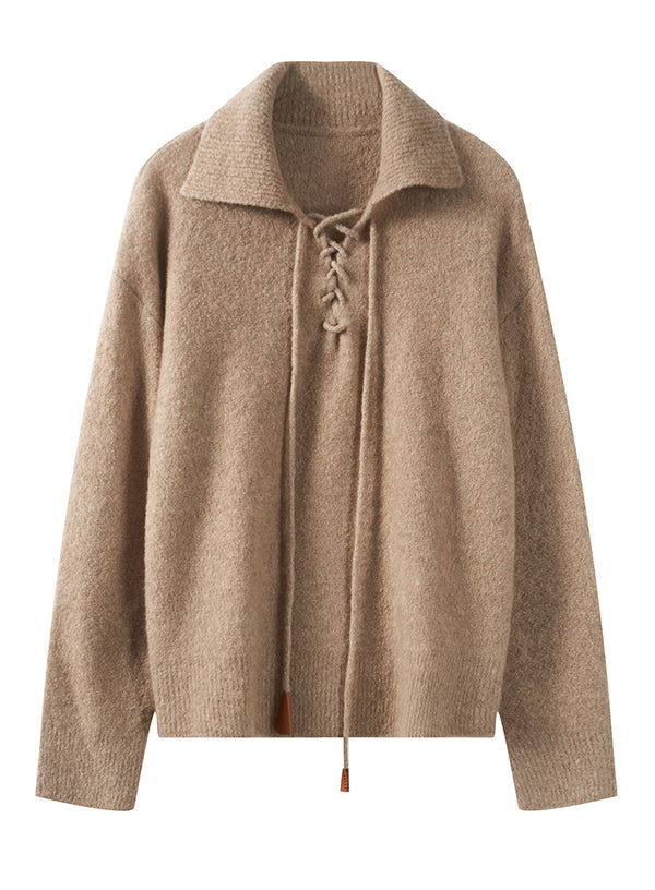 Polo Cashmere Tie Sweater