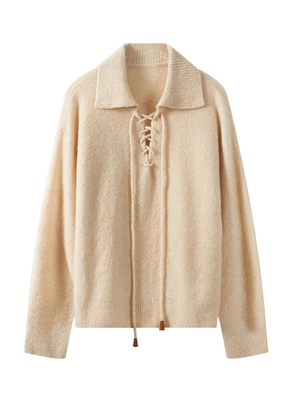 Polo Cashmere Tie Sweater
