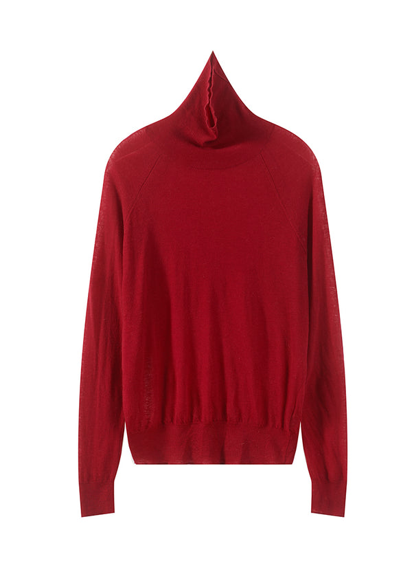 Turtleneck Wool Base Layer Top