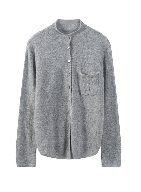 Cashmere Shirtstyle Cardigan