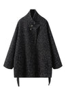 Winter Floral Jacket Coat