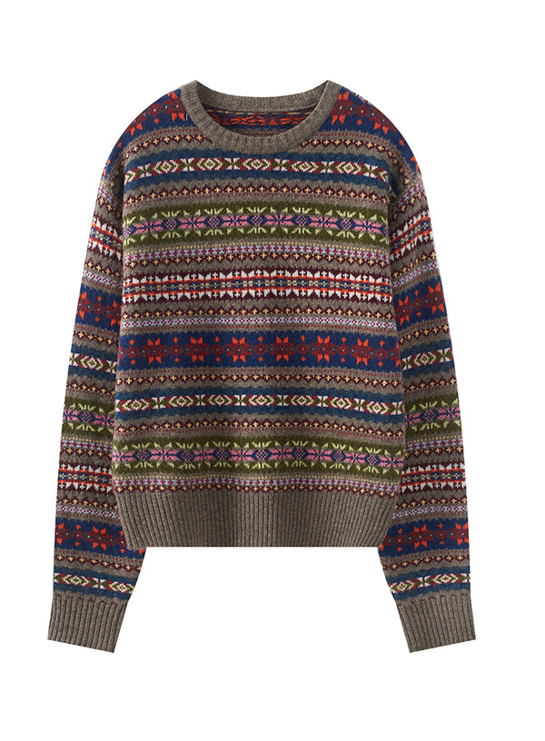 Fair Isle Crewneck Sweater