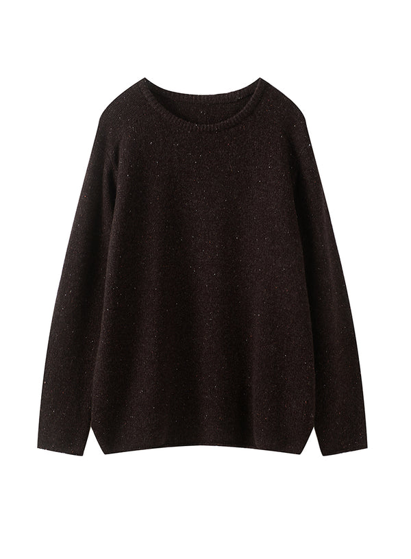 Textured Dot Wool Pullover