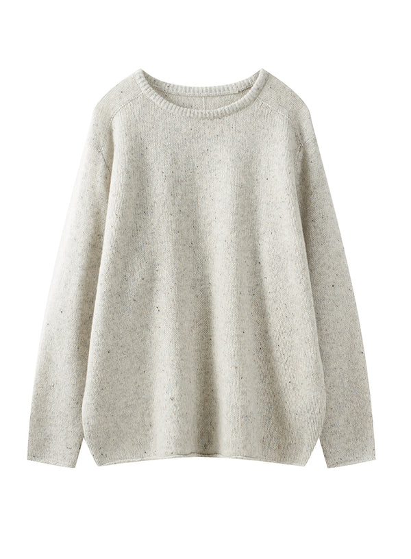 Textured Dot Wool Pullover