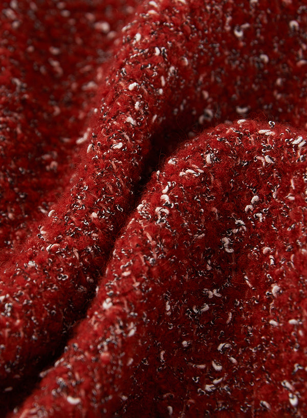 Winter Floral Long Overcoat