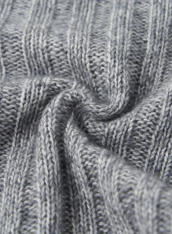 Cropped Half-Zip Sweater