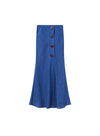 Linen Mermaid Hem Skirt