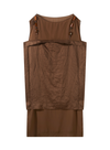 Linen Beaded Slip Dress