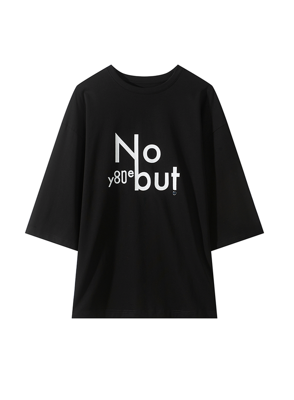 Oversized Printed Cotton T-Shirt