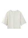 Cropped Linen Tee