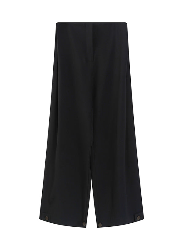 Pleated Adjustable Cuff Trousers
