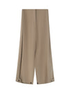 Pleated Adjustable Cuff Trousers