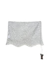 Layered Wrap Tie Mini Skirt