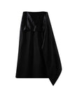 Elegant High-Slit Tail Skirt