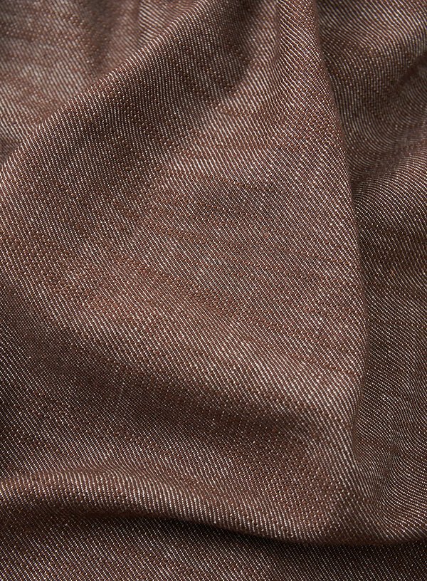 Linen A-Line Midi Skirt