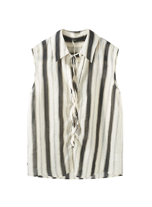 Linen Blend Tank Shirt