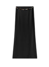 Side-Vent Midi Skirt