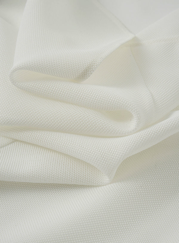Drop-Shoulder Drawstring Top