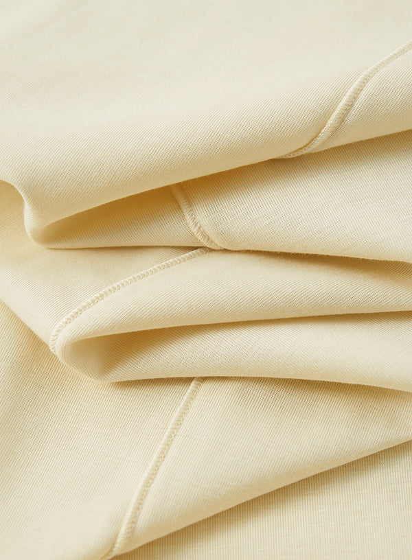 Soft Solid Pearl Chain Tee