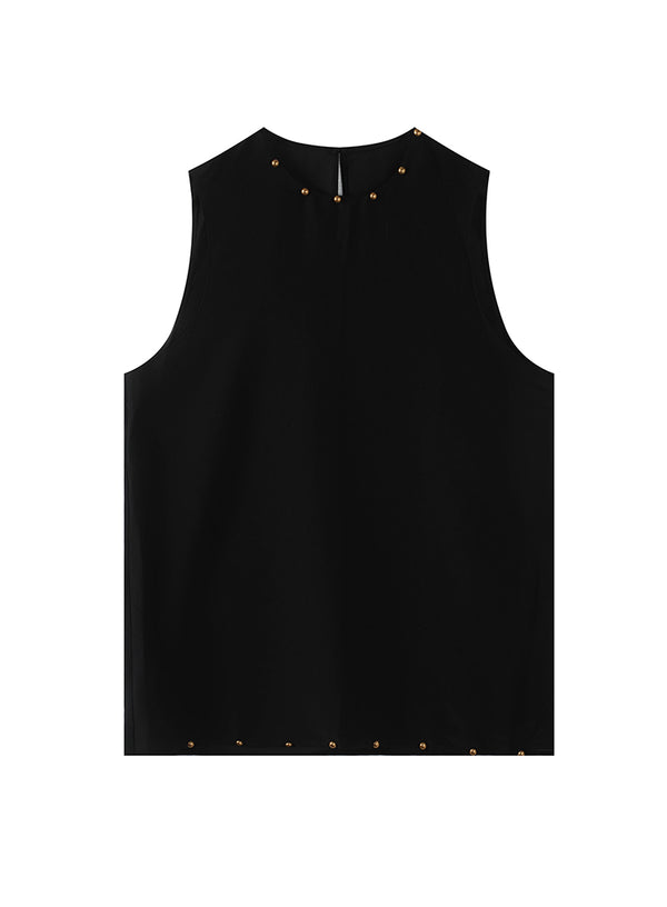 Blend Silk Tank Metallic Detail Design