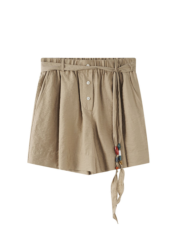 Breezy Silk Shorts with Waistband