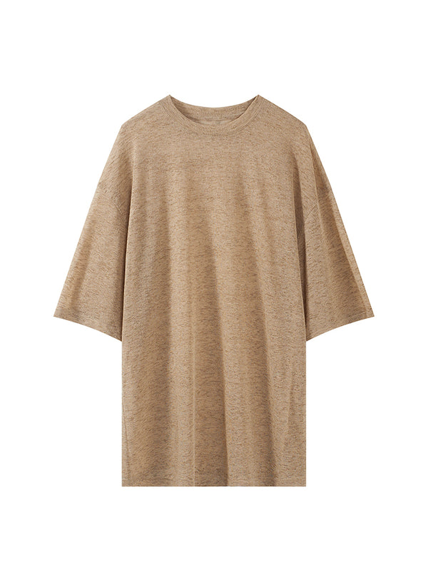 Draped Cotton Jersey Short Sleeve