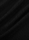 Pearl-Trimmed Ribbed Skirt - Side Slits