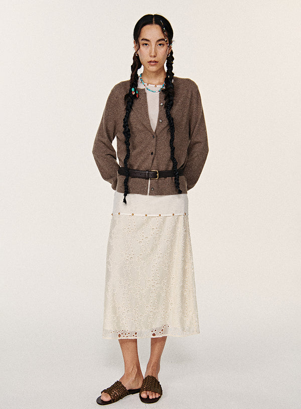 Lace A-Line Skirt