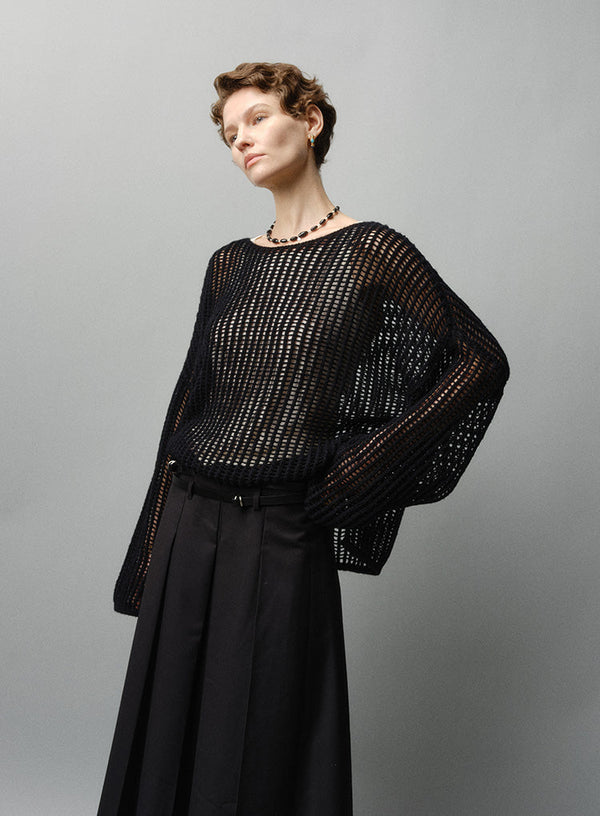 Sheer Knit Sweater