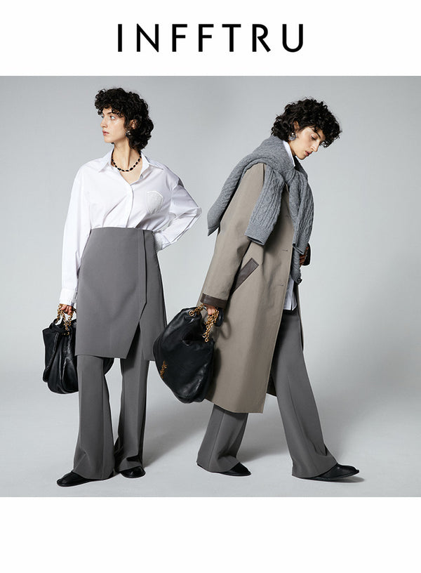 Terylene Flare Casual Pants