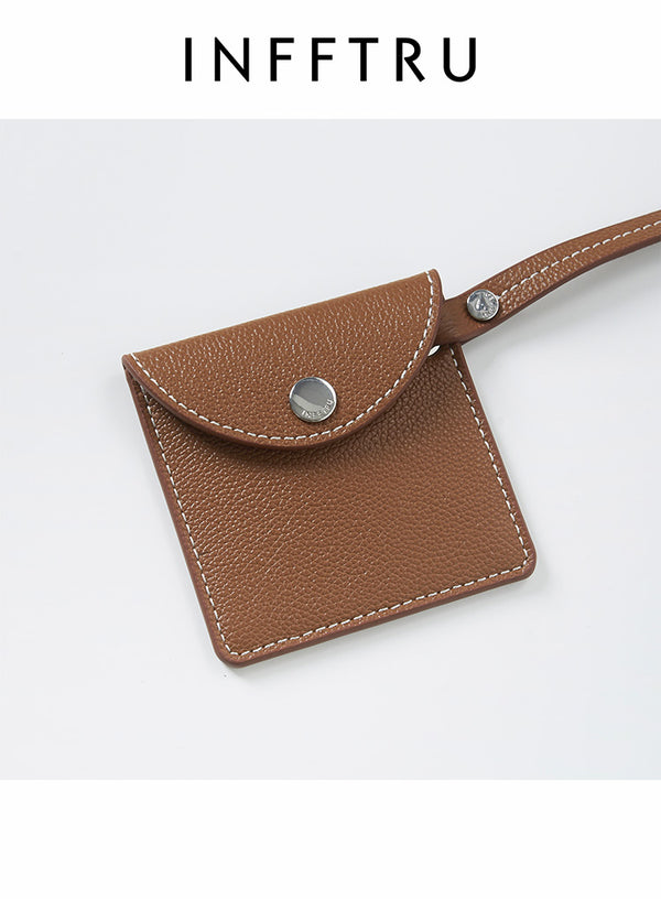Leather Banana Leaf Pendant
