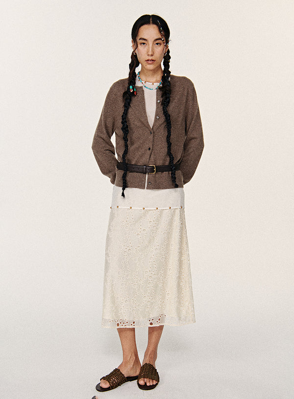 Wool Knitted Two-Piece Set